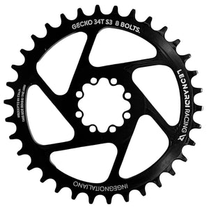 Leonardi Chainrings 34T Leonardi S3 8-Bolt Direct Mount Ring - Black