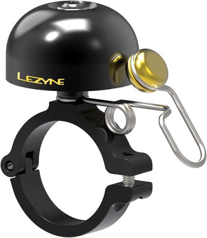 Lezyne Bells and Horns Hard Mount / Black Lezyne Classic Brass Bell