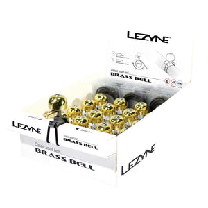 Lezyne Bells and Horns Small / Brass/Black / 16Pcs Lezyne Classic Brass Bell Brass/Black