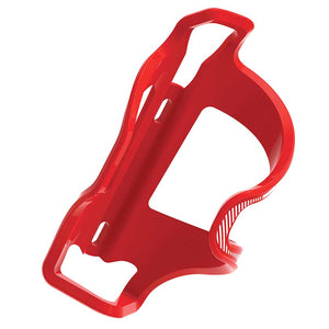 Lezyne Bottle Cages and Parts Lezyne Flow Side Load Bottle Cage Composite Left loading Red 48g