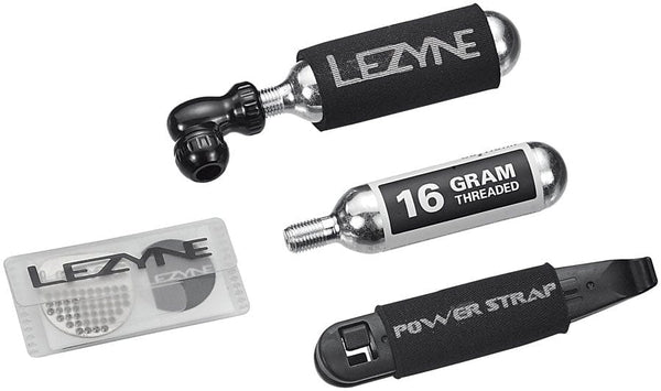 Lezyne CO2 and Pressurized Inflation Device Lezyne Twin Drive CO2 Repair Combo
