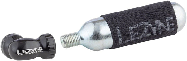 Lezyne CO2 Inflators/Cartridges Inflator / 1X16g / Black Lezyne Twin Speed Drive CO2 Inflator