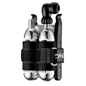 Lezyne CO2 Inflators/Cartridges Inflator Kit W/ Levers / 2X16g / Black Lezyne Twin Speed Drive CO2 Inflator