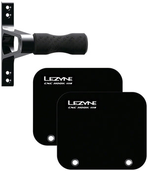 Lezyne Exclude Lezyne CNC Wheel Bike Storage Hook - Alloy Black