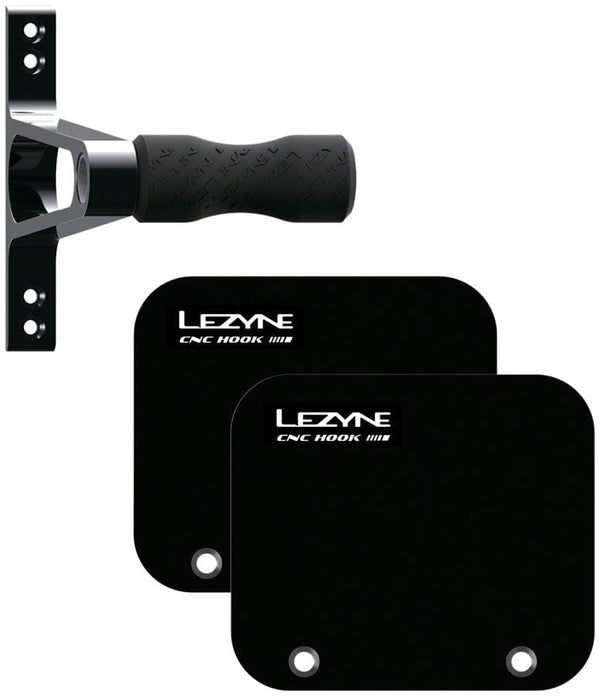 Lezyne Exclude Lezyne CNC Wheel Bike Storage Hook - Alloy Black