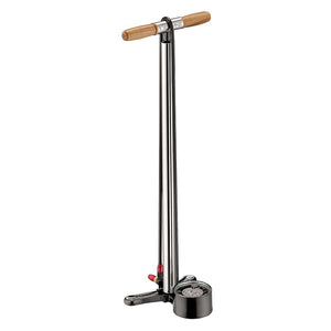 Lezyne Floor Pumps Lezyne Alloy Floor Drive Tall 3.5" Floor Pump ABS-1 Pro Chuck 220psi Silver
