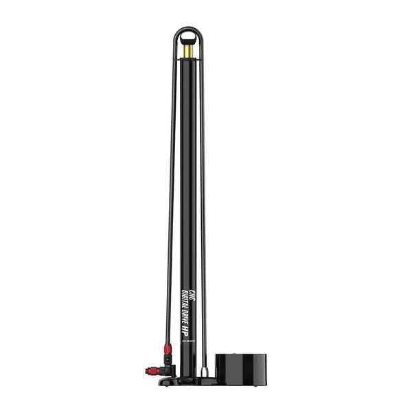 Lezyne Floor Pumps Lezyne CNC Digital Floor Drive Floor Pump ABS-1 Pro Chuck 220psi Black