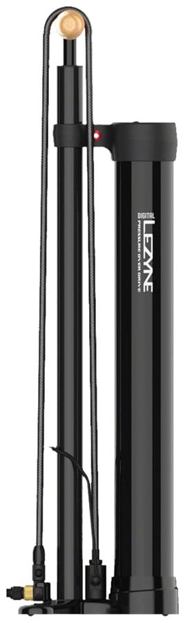 Lezyne Floor Pumps Lezyne Digital Pressure Over Drive: ABS-1 Chuck Black