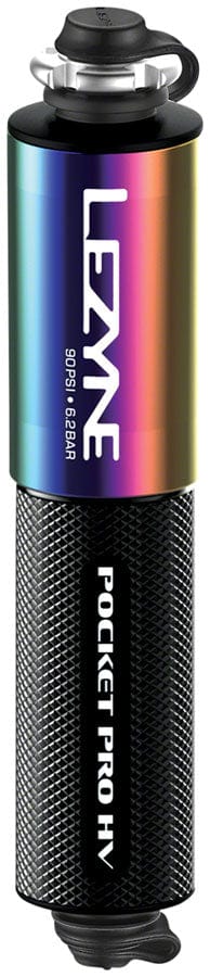 Lezyne Frame Pump Lezyne Pocket Drive Pro HV Mini Pump - Aluminium 90psi  Presta/Schrader With Mount Neo/BLK