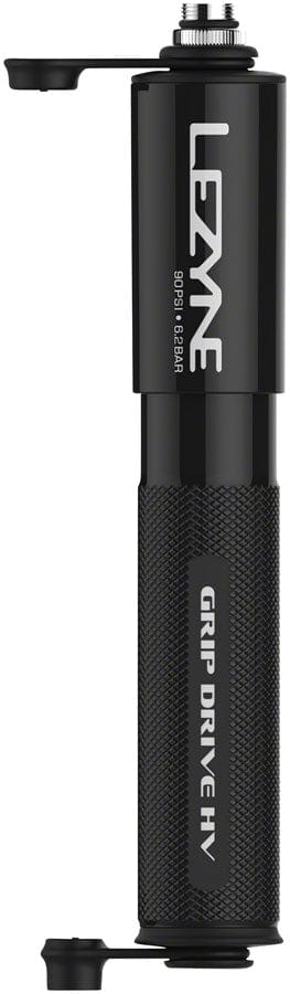 Lezyne Hand Pumps Frame Pump / Small / Black Lezyne Grip Drive HV Pump