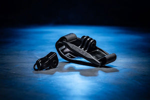 Lezyne Light Parts and Accessories Lezyne Light/GoPro Helmet Mount - Includes GoPro adaptor Black