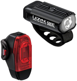 Lezyne Lights Lezyne Hecto Drive 500XL/KTV Drive+ Headlight and Taillight Set - Black
