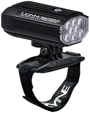 Lezyne Lights Lezyne Helmet Micro Drive Pro 1000+ Helmet Mount Headlight - Black