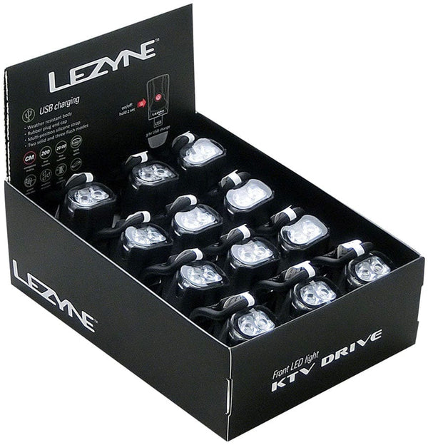 Lezyne Lights Lezyne LED KTV Headlight - Box 12 Black