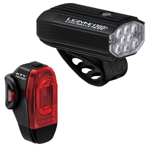Lezyne Lights Lezyne Lite Drive 1200+ and  KTV Drive Pro+ Light Pair