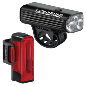 Lezyne Lights Lezyne Macro Drive 1400+ /  Strip Drive Pro 400+ Light Pair