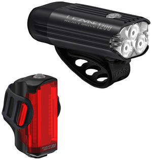 Lezyne Lights Lezyne React Drive 1200/RadarReact 300 Headlight and Taillight Set
