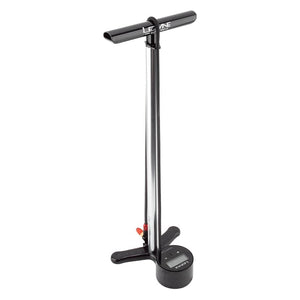 Lezyne Pumps Lezyne CNC Digital Floor Drive 3.5  Digital 3.5` PV/SV 220psi Aluminum Silver
