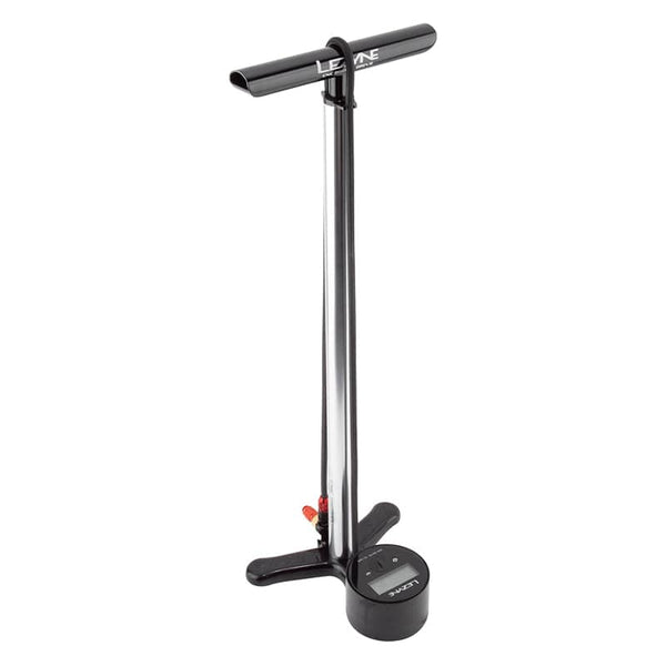 Lezyne Pumps Lezyne CNC Digital Floor Drive 3.5  Digital 3.5` PV/SV 220psi Aluminum Silver