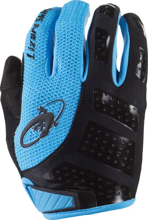 Lizard Skins Gloves and Liners Medium / Jet Black/Electric Blue Lizard Skins Monitor SL Gloves - Full Finger