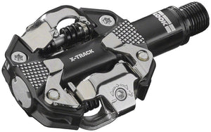 LOOK Pedals Gray LOOK X-TRACK Pedals - Dual Sided Clipless, Chromoly, 9/16"