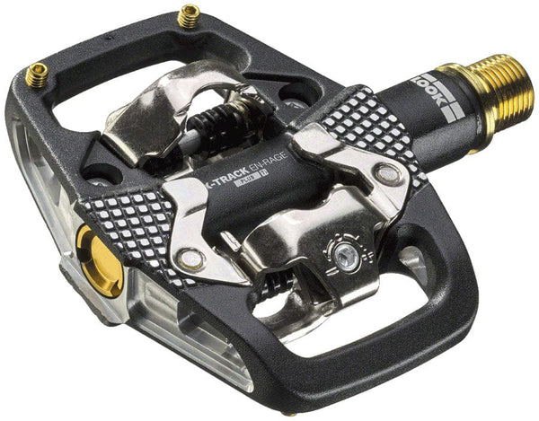 LOOK Pedals LOOK X-TRACK EN-RAGE PLUS Ti Pedals - Dual Sided Clipless Platform Titanium 9/16" BLK