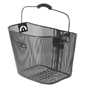 M-Wave Baskets and Accessories M-Wave BA-F Clip Stem Basket Front 33.5x22.5x25.5cm Black