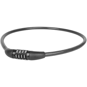 M-Wave Cable Locks M-Wave DS 8.6.0 S Cable lock Combination 8mm 8x600mm Black