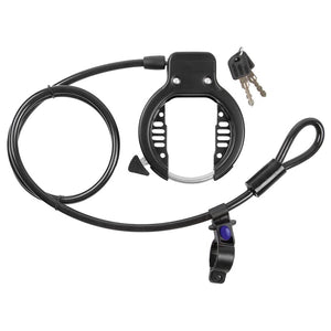 M-Wave Chain Locks M-Wave Ringloop Chain Lock Key 10mm 150cm Black