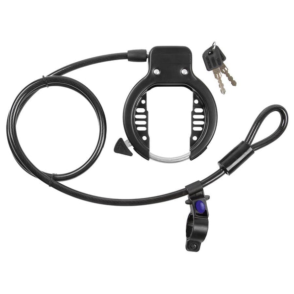 M-Wave Chain Locks M-Wave Ringloop Chain Lock Key 10mm 150cm Black