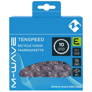 M-Wave Chains M-Wave Tenspeed E Chain Speed: 10 11/128'' Links: 116 Silver