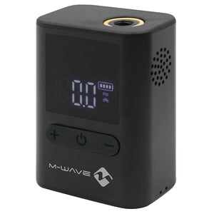 M-Wave Floor Pumps M-Wave Elumatik Pocket Floor Pump SmartHead 100psi Black