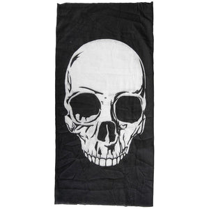 M-Wave Headwear M-Wave Seamless Bandana Black/White Skull