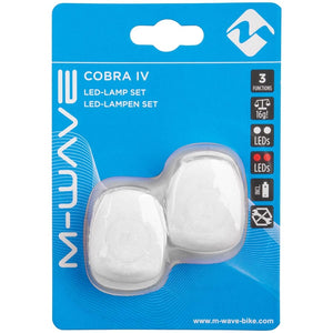 M-Wave Lights M-Wave Cobra IV Light Set White