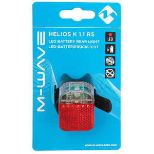 M-Wave Lights M-Wave Helios K 1.1 RS Light Rear Black