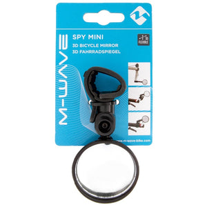 M-Wave Mirrors M-Wave Spy Mini Short Mirror Mount: Handlebar