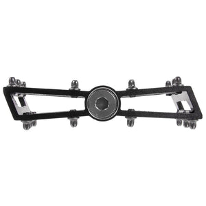 M-Wave Pedals M-Wave Freedom SL Platform Pedals Body: Aluminum Spindle: Cr-Mo 9/16'' Black
