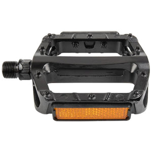 M-Wave Recreational Pedals M-Wave Steady A10 Pedals Body: Aluminum Spindle: Boron Steel 9/16'' Black Pair