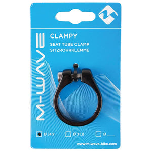 M-Wave Saddle Clamps M-Wave Clampy Seat Clamp Black 34.9mm