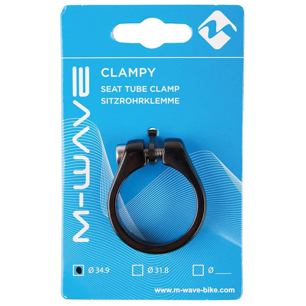 M-Wave Saddle Clamps M-Wave Clampy Seat Clamp Black 34.9mm