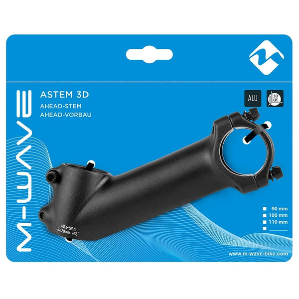 M-Wave Stems 120Mm M-Wave ST-M3.2 Stem Diameter: 31.8mm Steerer: 1-1/8'' 35° Black