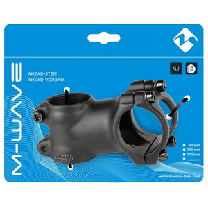 M-Wave Threadless Stems 60Mm M-Wave ST-M3.1 Stem Diameter: 28.6mm, Steerer: 1-1/8'' ±7° Black