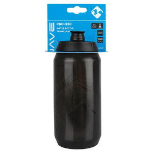 M-Wave Water Bottles M-Wave PBO 550 Water Bottle 550ml / 19oz Black on Black