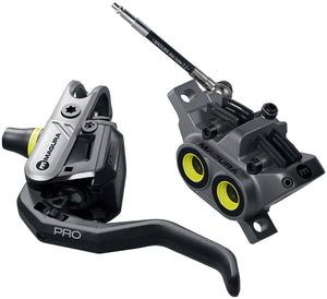 Magura Disc Brake & Lever Magura Gustav Pro Disc Brake Lever - Front Rear Post Mount 4-Piston BLK/Anthracite Gray
