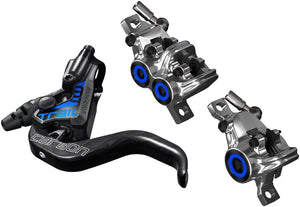 Magura Disc Brake & Lever Magura MT Trail SL Disc Brake Set Disc Brake Set - Front Rear Hydraulic Post Mount BLK/Chrome