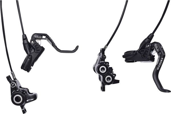 Magura Disc Brake & Lever Magura MT Trail Sport Disc Brake Set - Front Rear Hydraulic Post Mount BLK/White
