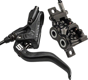 Magura Disc Brake & Lever Magura MT5 Disc Brake and Lever - Front or Rear Hydraulic Post Mount Black