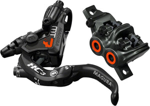 Magura Disc Brake & Lever Magura MT7 HC3 Disc Brake Lever - Front Rear Hydraulic Post Mount BLK/Orange