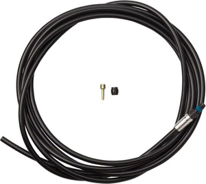 Magura Disc Hose and Parts Magura Black Brake Hose 2500mm MT2/Marta/Louise 0-Degree Pressed Fitting