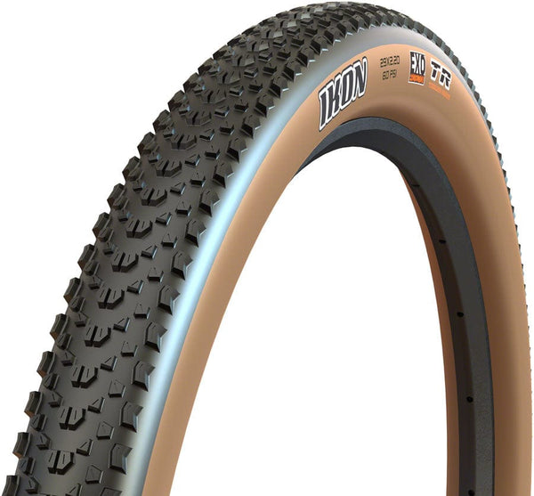 Maxxis Tires Maxxis Ikon Tire - 26 x 2.2 Tubeless Folding Black/Dark Tan Dual EXO